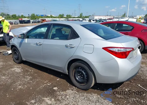 2014 Toyota Corolla Le z USA, uszkodzony, nr VIN 2T1BURHE5EC091717